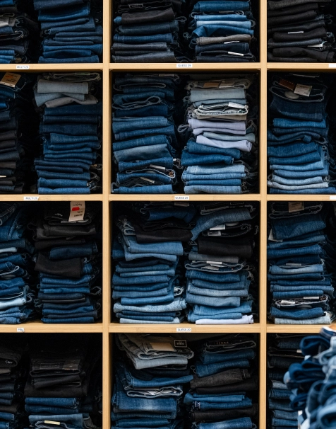 Denim Dream -vaatekaupan sisustus